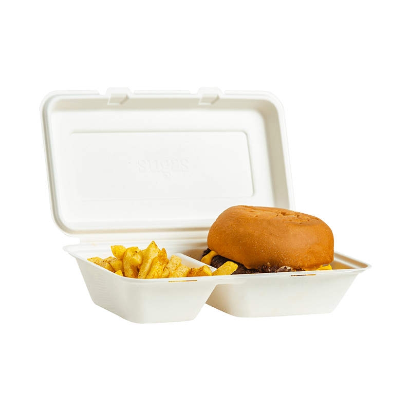 ظرف درب لولایی دو خانه گیاهی