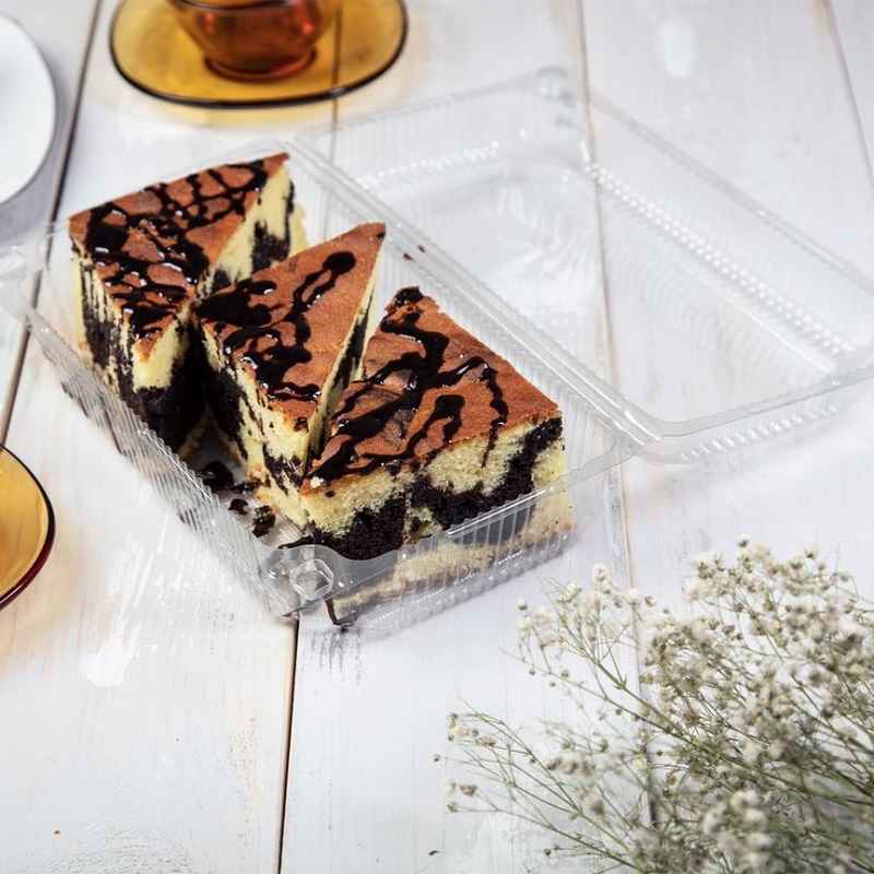 لانچ باکس یکبار مصرف شفاف
